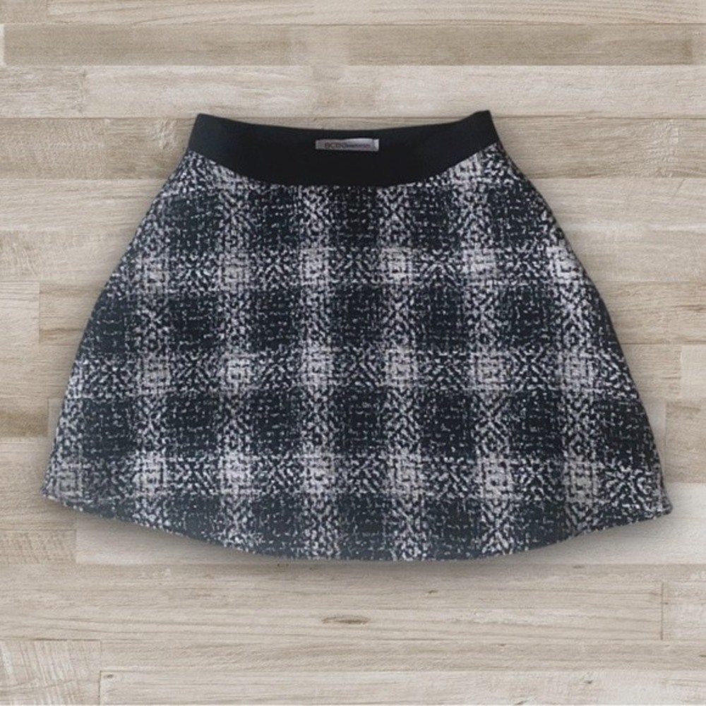 BCBG Plaid Mini Skirt NWT